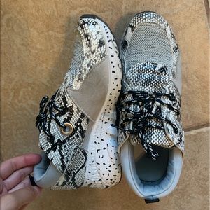 Snakeskin Tennis Shoes